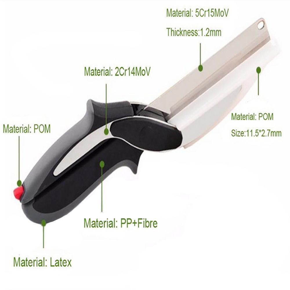 Smart Clever Scissor Cutter 2 in 1 Cutting Board Utility Cutter