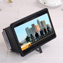 Load image into Gallery viewer, 3D Portable Universal Screen Magnifier - Cell Phone Screen Magnifier 3D HD Movie Video Amplifier With Foldable Holder Stand High-quality Video Amplifier