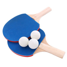 Load image into Gallery viewer, Retractable Table Tennis Set - Ping pong Bats Rackets Paddles Portable 3 Balls for Outdoor Easy Sporting Decoration