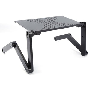 Aluminium Adjustable Ergonomic Standing Desk - Strong Built, Lightweight, Multi purpose: Breakfast Tray, Book, tablet, laptop holder