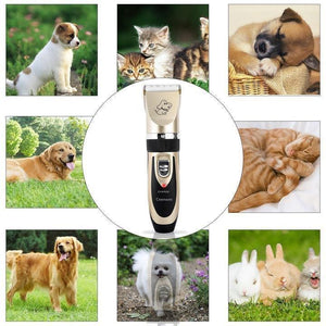 Noise-Free Design Pet Hair Clipper - Rechargeable Dog Trimmer Animal Grooming Cat Cutter Machine Shaver Electric Scissor Remover Haircut